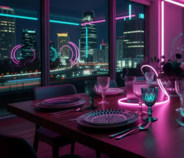 Chef-led supper with shared plates and warm gold lighting